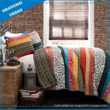 3 PCS Polyester Bed Cover Patchwork Quilt